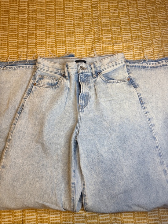Express Denim - Express Light Wash Wide Leg Jeans